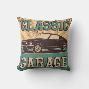 coussins décoratifs jetés de garage