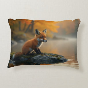 Coussins Décoratifs Jeune renard en automne