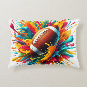 Coussins Décoratifs Jeux de balle de sport de couleur moderne éclabous