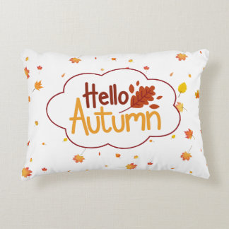 Coussins Décoratifs Joli Bonjour automne feuilles automne automne auto