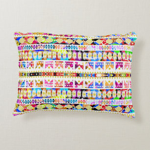 Coussins Décoratifs Joli motif aztèque tribal coloré