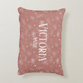 Coussins Décoratifs Jolie Fleur Rose & Blanc Maison de Campagne (Dos(Vertical))