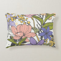Jolie image graphique jardin de fleurs blanc color