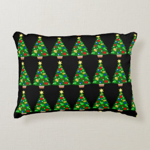 COUSSINS DÉCORATIFS *JOLIS SAPINS DE NOËL** AVEC DOS VERT