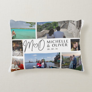 Coussins Décoratifs Jour de mariage M+O