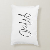 Coussins Décoratifs Jour de mariage M+O (Dos(Vertical))