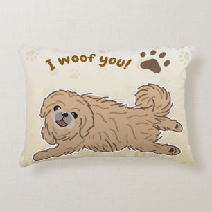 Coussins Décoratifs Joyeux Amoureux des chiens Pekingese Je Vous Oubli