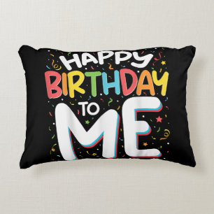 Coussins Décoratifs Joyeux Anniversaire Pour Moi Drôle Anniversaire Fê