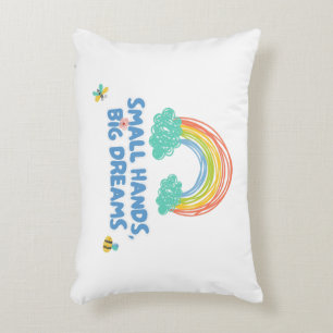Coussins Décoratifs Joyeux enfant jour Petites mains, grands rêves