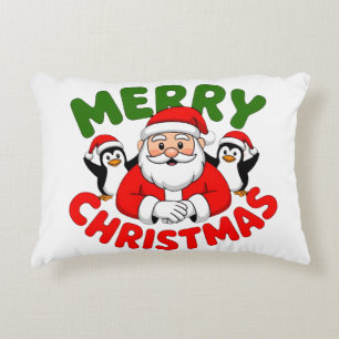 Coussins Décoratifs Joyeux Noël Père Noël