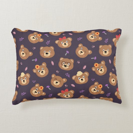 Coussins Décoratifs Joyeux ours (Devant)