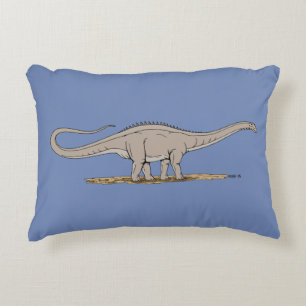 Coussins Décoratifs Jurassique Dinosaure Apatosaurus