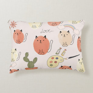 Coussins Décoratifs Kitty Kitten Chats : Motif animal mignon