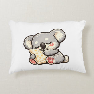 Coussins Décoratifs Koala Mignon Endormi avec Oreiller