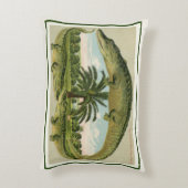 Coussins Décoratifs La carte postale des Alligators Chantants (Dos(Vertical))