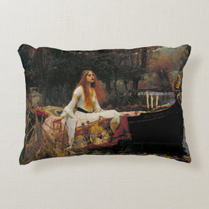 Coussins Décoratifs La Dame de Shalott 1888 John William Waterhouse