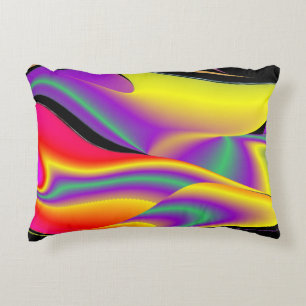 Coussins Décoratifs La magie des couleurs Abstrait Rainbowart 3D