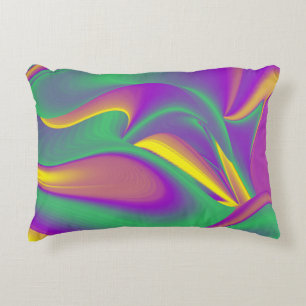 Coussins Décoratifs La magie des couleurs Abstrait Rainbowart 3D