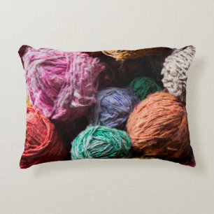 Coussins Décoratifs laine de Chiloe teinte avec des colorants naturels