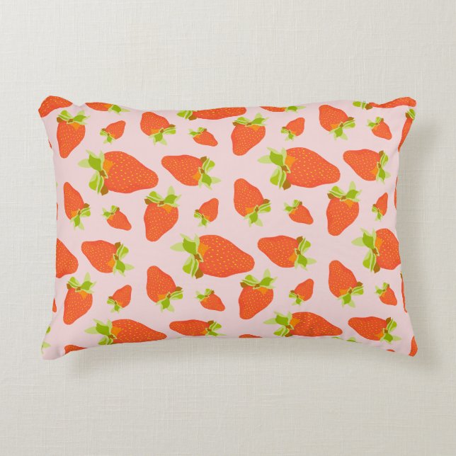 Coussins Décoratifs Lait de fraise (Devant)