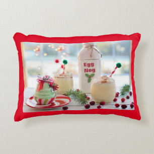 COUSSINS DÉCORATIFS LAIT DE POULE DE NOËL