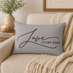 Coussins Décoratifs L'amour vit ici