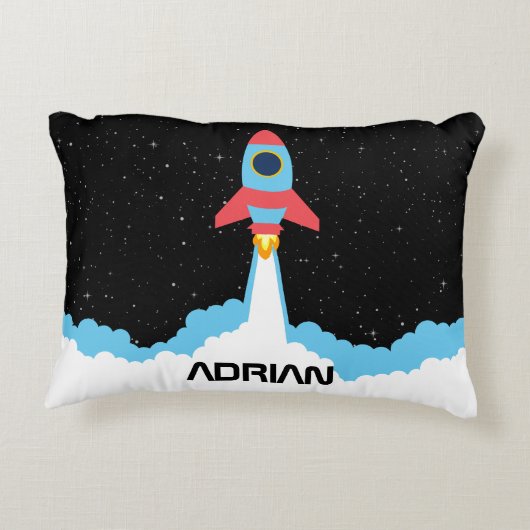 Coussins Décoratifs Lancement de fusées dans l'espace extra-atmosphéri (Dos)