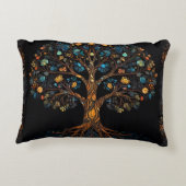 Coussins Décoratifs L'Arbre En Mosaïque Enchantée (Dos)