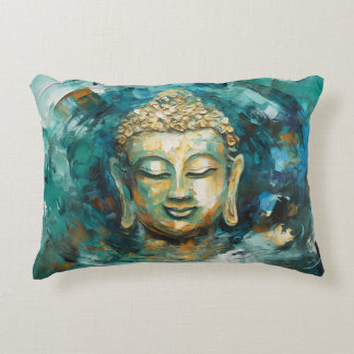 Coussins Décoratifs L'Art Spirituel Tranquille Bouddha Aura