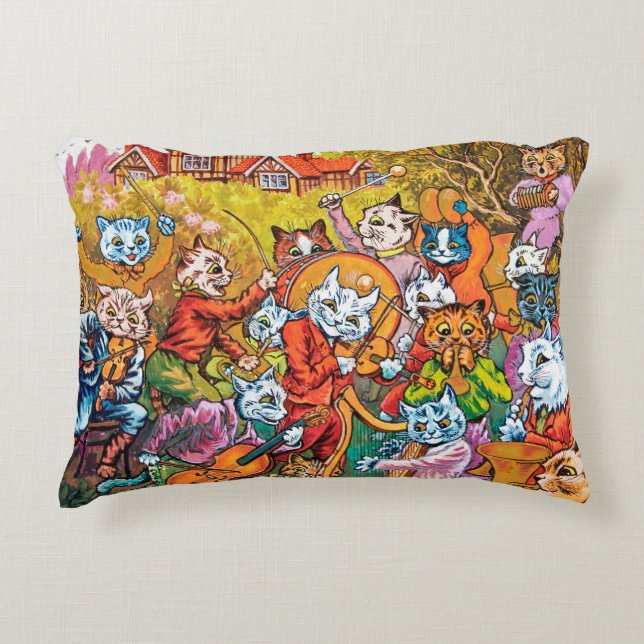 Coussins Décoratifs Le Band Joue, Louis Wain (Devant)