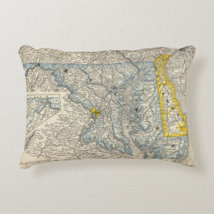 Coussins Décoratifs Le Maryland, C.C, et le Delaware