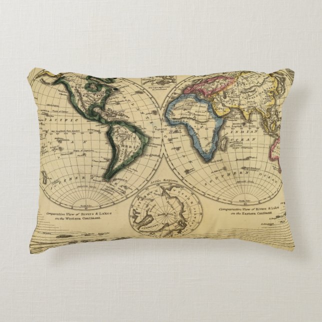 Coussins Décoratifs Le monde 3 2 (Devant)