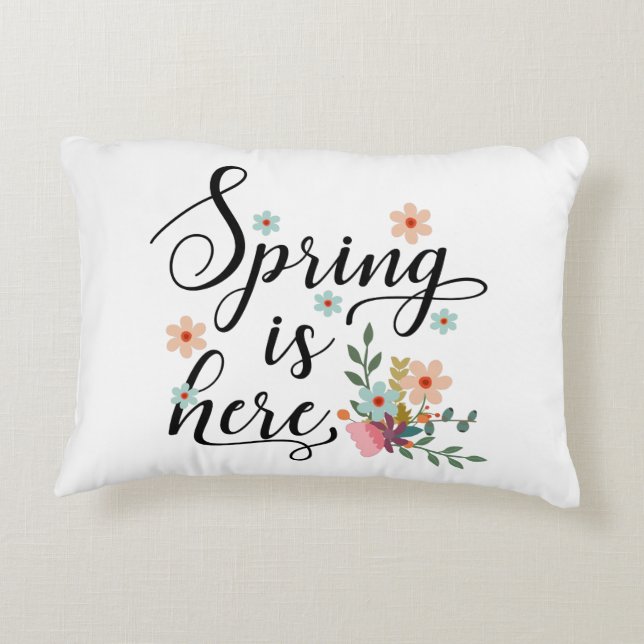 Coussins Décoratifs le printemps est là (Dos)