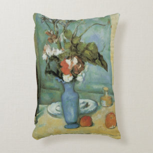 Coussins Décoratifs Le Vase bleu (Fleurs et Fruits) de Paul Cézanne