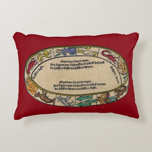Coussins Décoratifs Le zodiaque, 1496 (Devant)