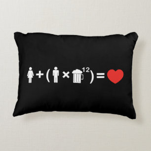 Coussins Décoratifs L'équation d'amour pour les hommes