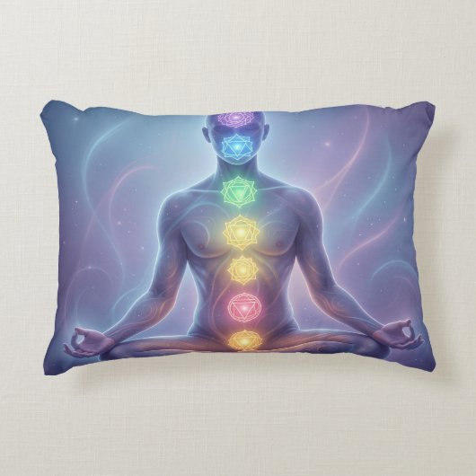 Coussins Décoratifs Les 7 chakras (Devant)