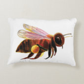 Coussins Décoratifs Les abeilles du miel volent (Dos)