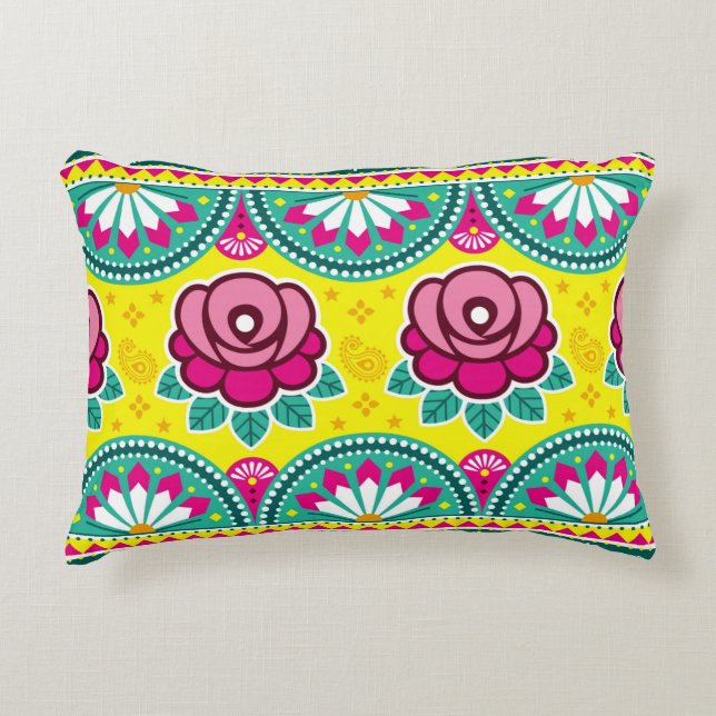 Coussins Décoratifs Les camions indiens et pakistanais sont de longs h (Devant)