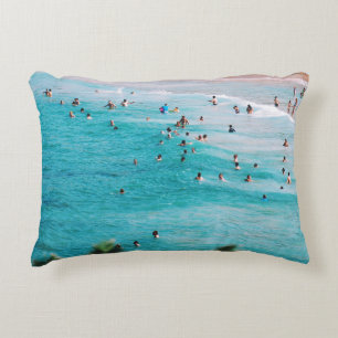 Coussins Décoratifs Les gens qui nagent sur la plage