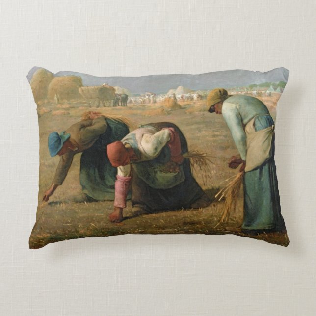 Coussins Décoratifs Les glaneurs, 1857 (Devant)