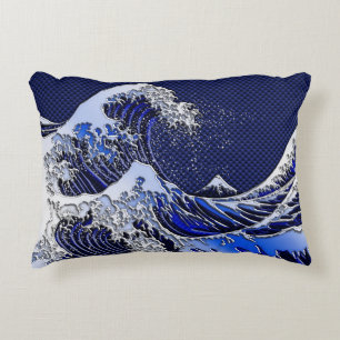 Coussins Décoratifs Les grands Hokusai Wave styles modernes