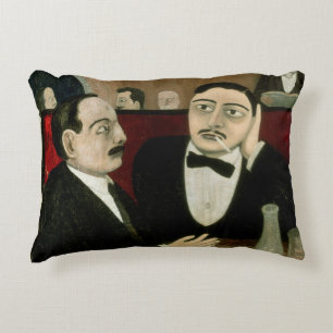 Coussins Décoratifs Les intellectuels au café Rotonde, 1916