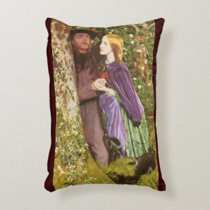 Coussins Décoratifs Les Longs Fiançailles par Arthur Hughes, Art Vinta