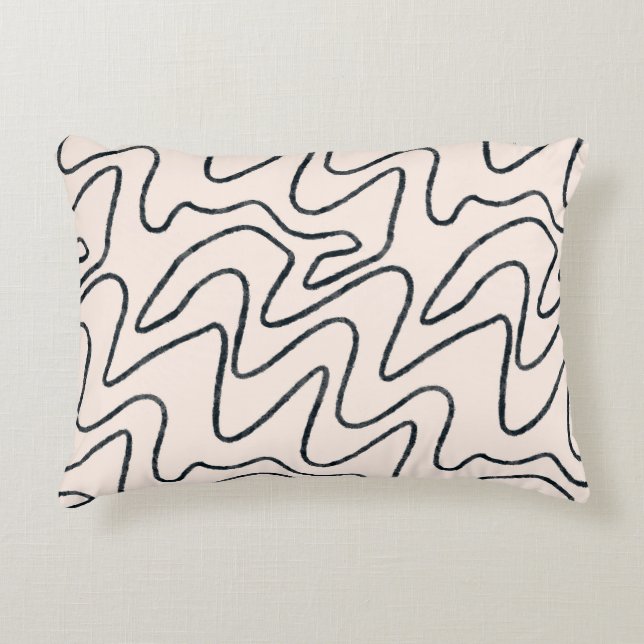 Coussins Décoratifs Les Patters de Brush Stroke à Cream a (Devant)