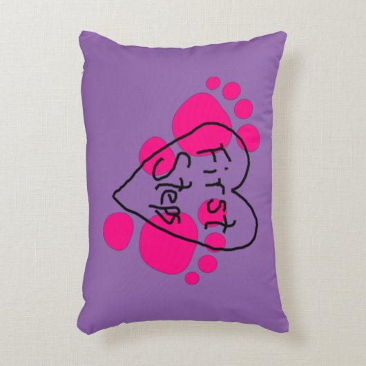 Coussins Décoratifs Les premières étapes du bébé personnalisé (Devant(Vertical))