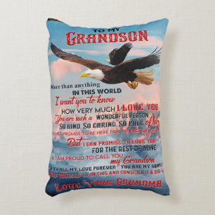 Coussins Décoratifs Lettre À Mon Petit-Fils Cadeau, L'Idée Cadeau B