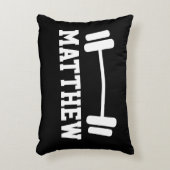 Coussins Décoratifs Levier d'haltère personnalisée (Devant(Vertical))