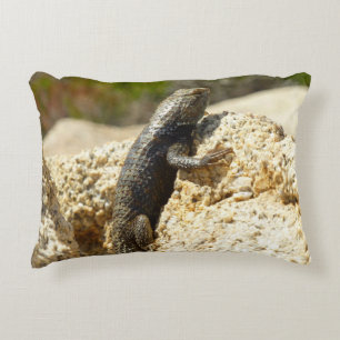 Coussins Décoratifs Lézard épineux à dos jaune à Joshua Tree