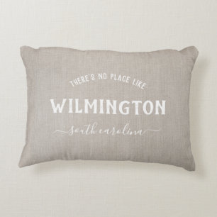 Coussins Décoratifs Linen rustique Il n'y a pas d'endroit comme la mai